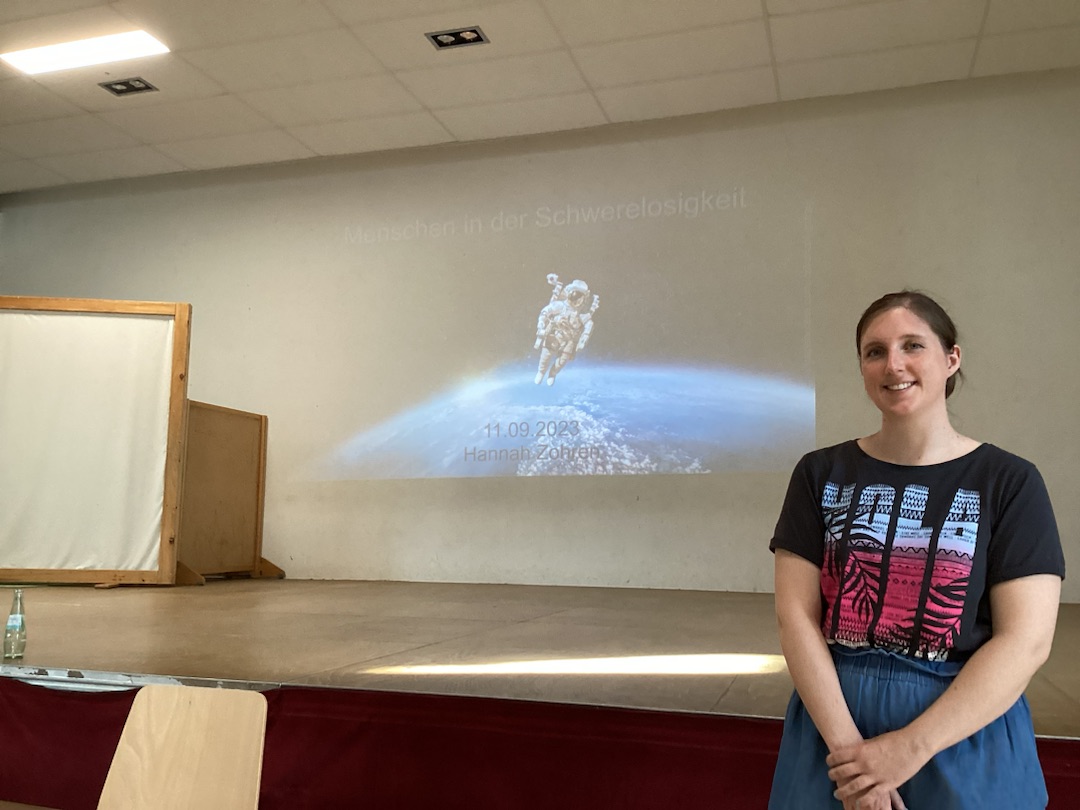 Astro-Vortrag zum Thema „Menschen im Weltall“ von Dr. Hannah Zohren