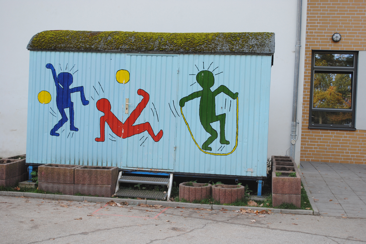 Wagen mit gesponserten Pausenspielen